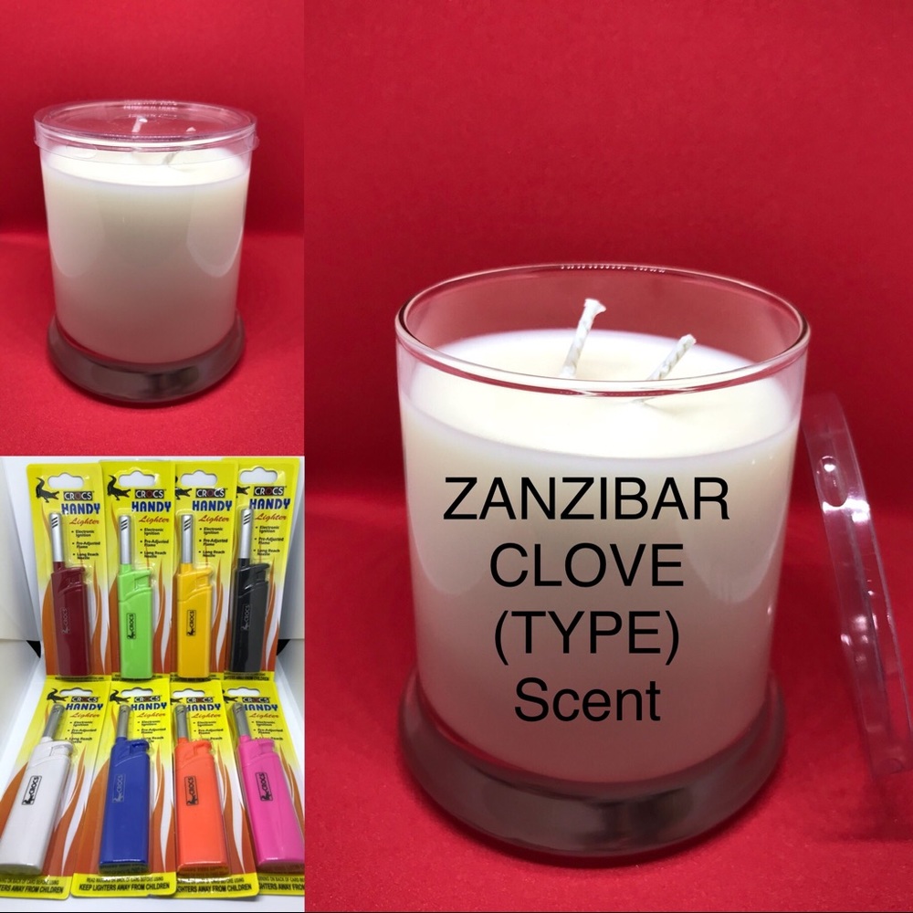 New 12 oz Soy Candle Zanzibar Scent